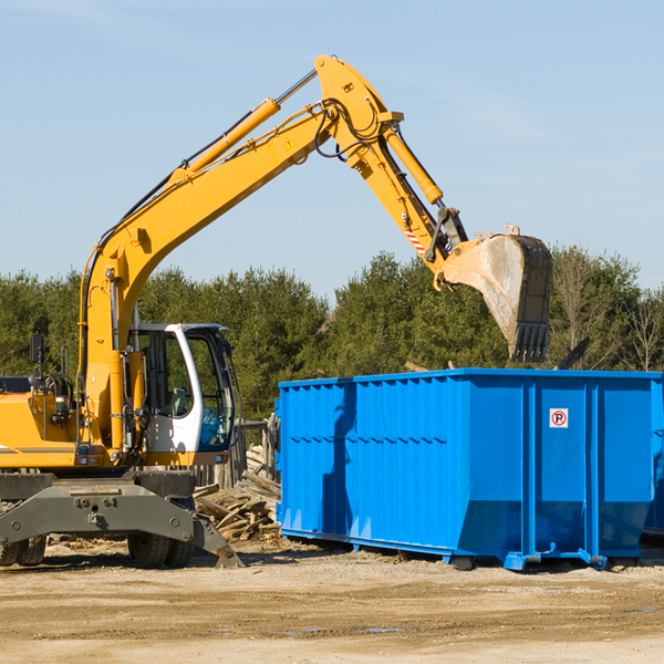 what are the rental fees for a residential dumpster in Redwood Estates CA